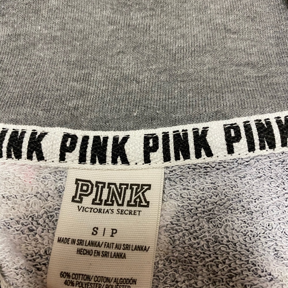 PINK QUARTER ZIP UP JACKET